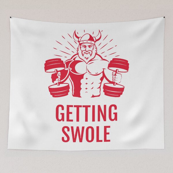 Item preview, GETTING SWOLE GYM SAYING designed and sold by gaCh438.