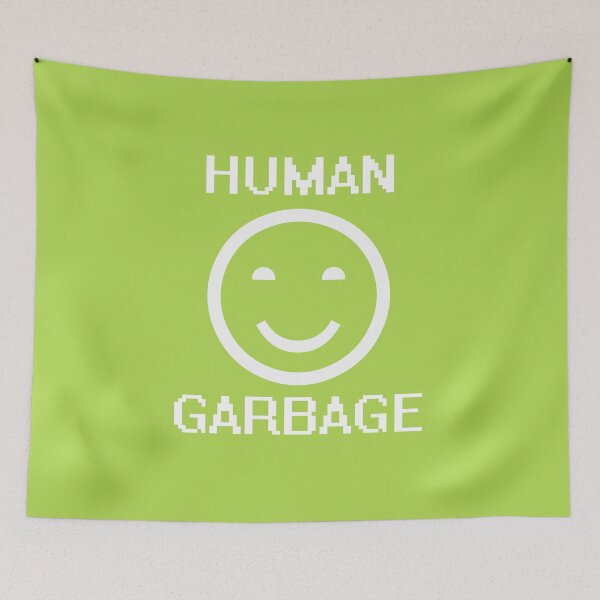 Item preview, Human Garbage - Self Deprecating Happy Face designed and sold by SeguinM.