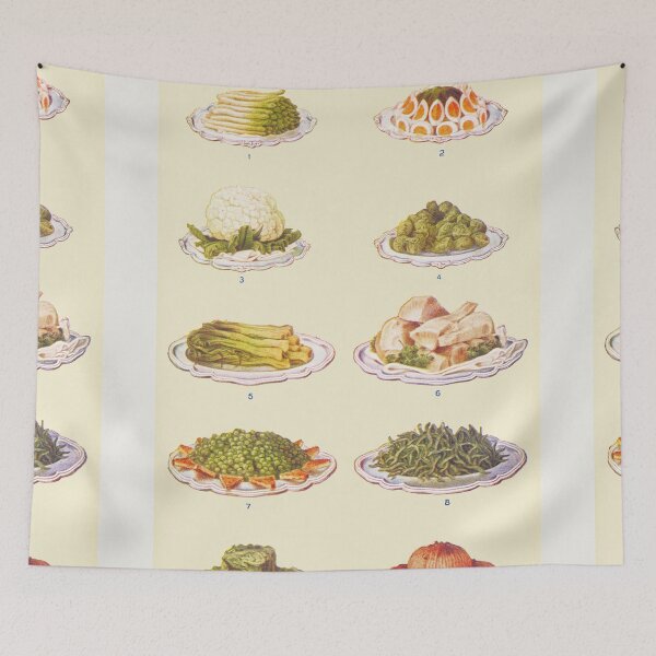 Item preview, Vegetarian meals - Classic Mrs Beetons cook book artwork designed and sold by Vintage Designs +.
