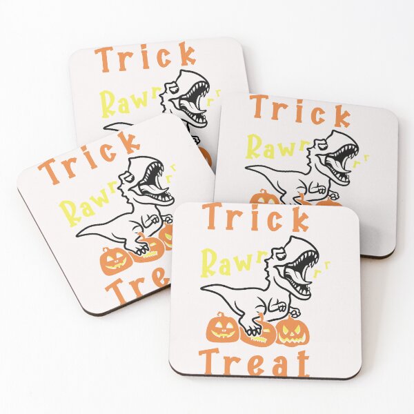Item preview, t-rex halloween trick or treat designed and sold by fra02.