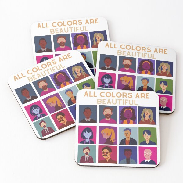 Item preview, All Colors Are Beautiful designed and sold by flying-flamingo.