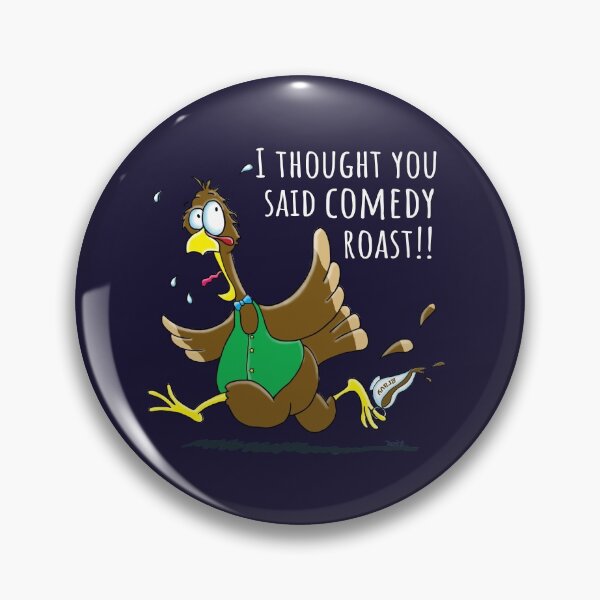 Item preview, Funny Thanksgiving Comedy Roast Turkey designed and sold by brodyquixote.