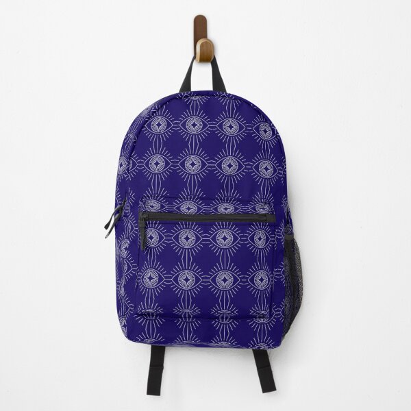 Item preview, Blue magic eye tiled pattern designed and sold by MeliCollective.