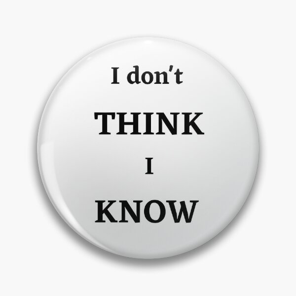 Item preview, I don't think I know designed and sold by chark70.
