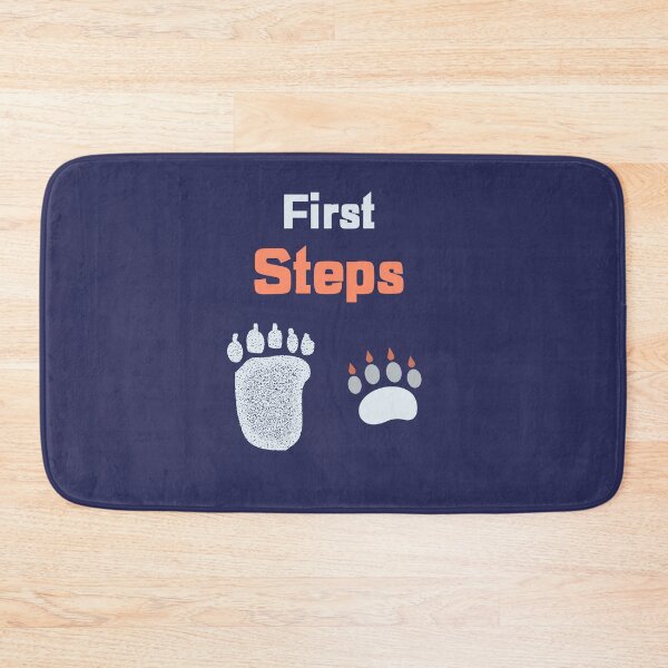 Item preview, Doormat First Steps designed and sold by Ayurveda Fun Store.