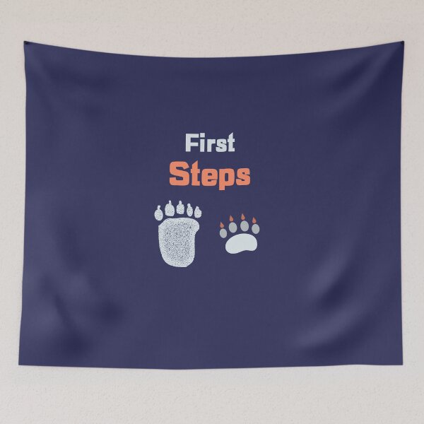 Item preview, Doormat First Steps designed and sold by Ayurveda Fun Store.