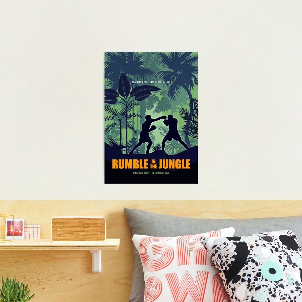 "Rumble In The Jungle - Alternative Movie Poster" Photographic Print By ...