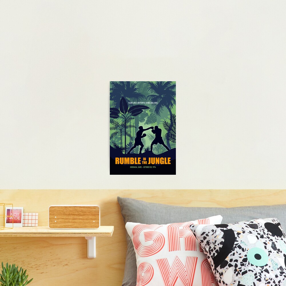 Rumble in the Jungle - Alternative Movie Poster Photographic Print