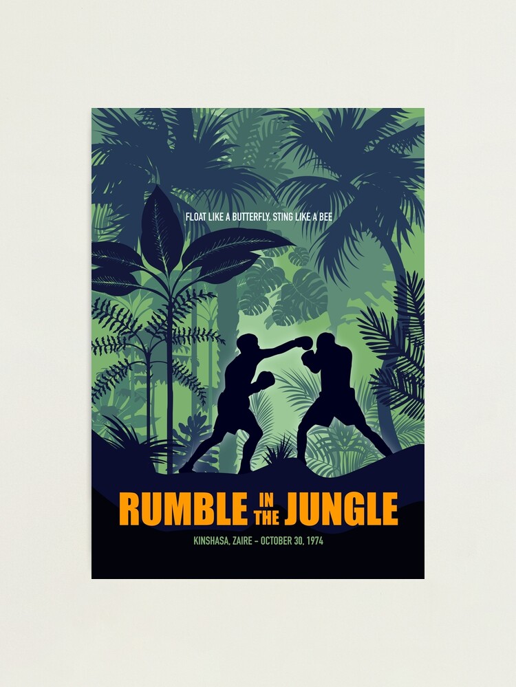 "Rumble In The Jungle - Alternative Movie Poster" Photographic Print By ...