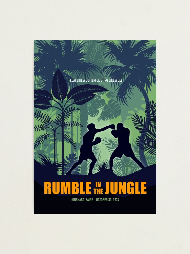 Alternate view of Rumble in the Jungle - Alternative Movie Poster Photographic Print