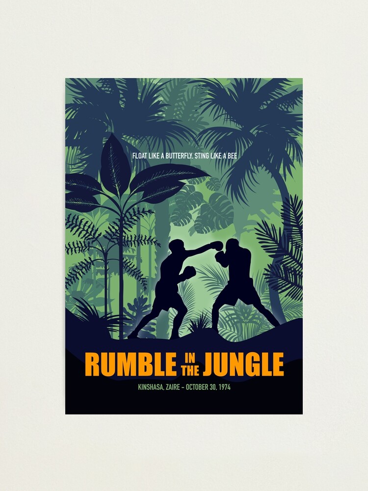 Alternate view of Rumble in the Jungle - Alternative Movie Poster Photographic Print