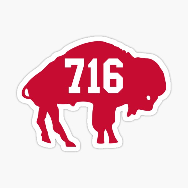 '716' Sticker for Sale by NovaTees