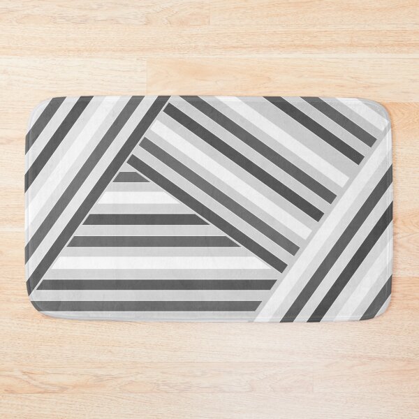 Item preview, Grey -white stripes designed and sold by fuzzyfox.
