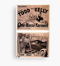 Movie Poster Merchandise Canvas Print