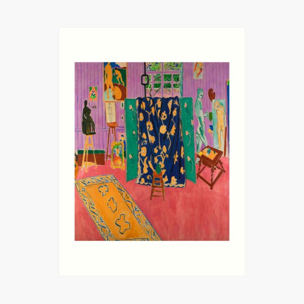 The Pink Studio-Henri Matisse Art Print