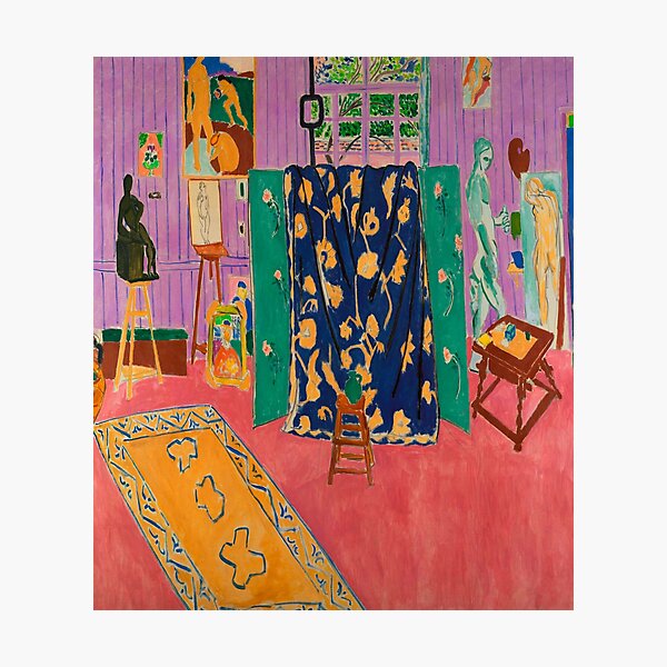 Vista previa del artículo con la obra «El estudio rosa-Henri Matisse», diseñado y vendido por LexBauer.
