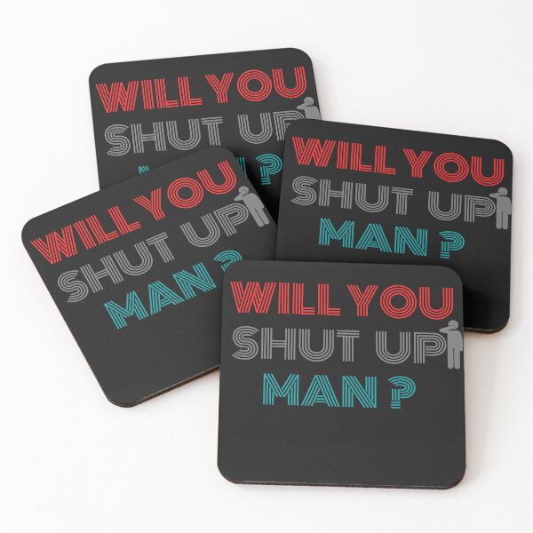 Item preview, Will You Shut Up Man? Biden Debate Quote designed and sold by Mr Jeser.