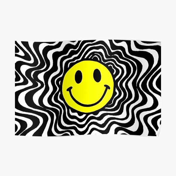 Acid smiley Poster