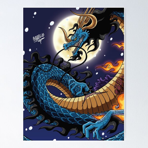 Finally I Found You Kaido Funny One Piece x Dragon Ball Poster Canvas -  Binteez