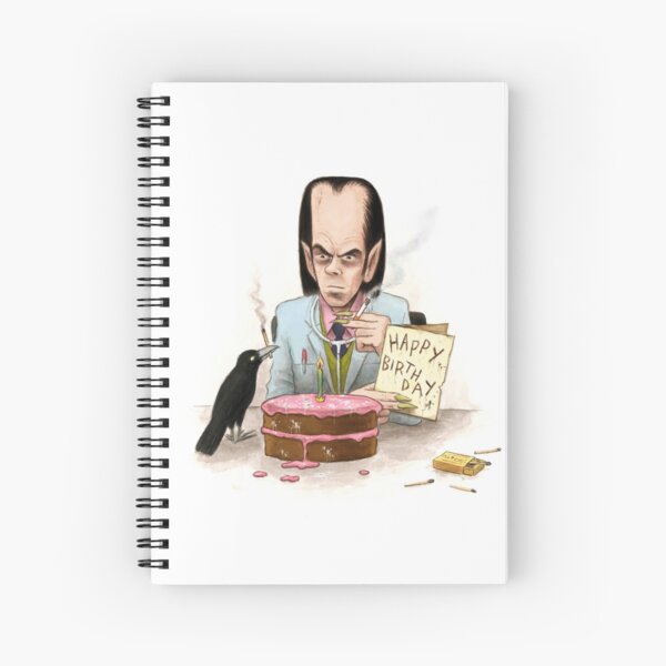 Dr. Cave's Birthday Spiral Notebook
