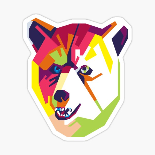 Spear Rib Man With A Mission Wpap Popart Sticker By Nudimsign Redbubble