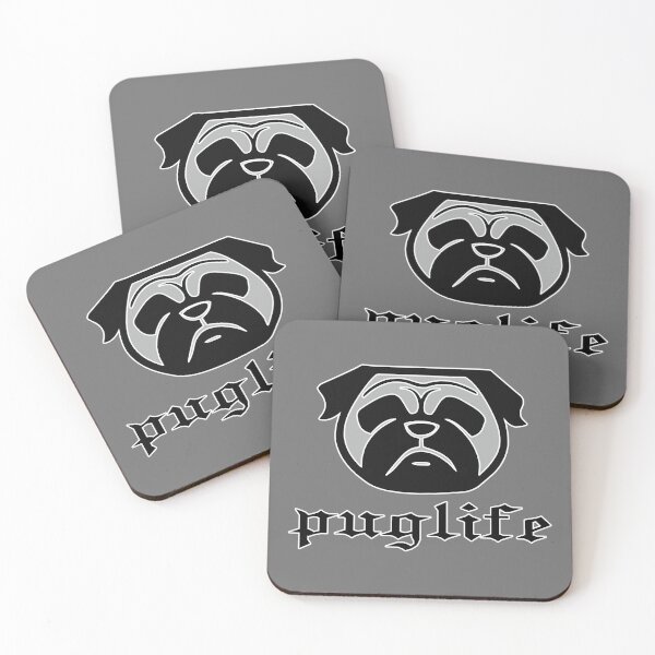 Item preview, Black pug - Puglife - gray pug - ruff riding - pugsta' - pugs -  pug face - smooshface united - pug life designed and sold by smooshfaceutd.