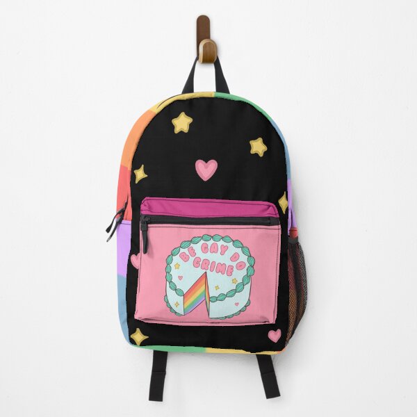 Item preview, BE GAY DO CRIME Cute Pastel Cake Pride LGBTQ designed and sold by SugarSaint.