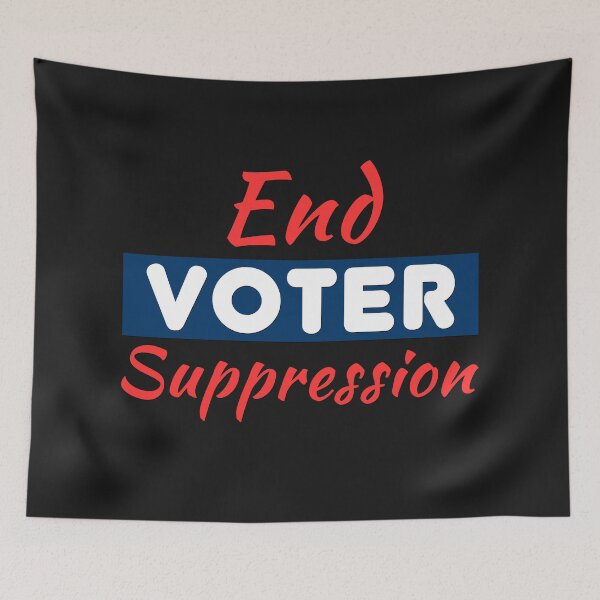 Item preview, End Voter Suppression - Plain Text Effects Election Trend designed and sold by leo121687.
