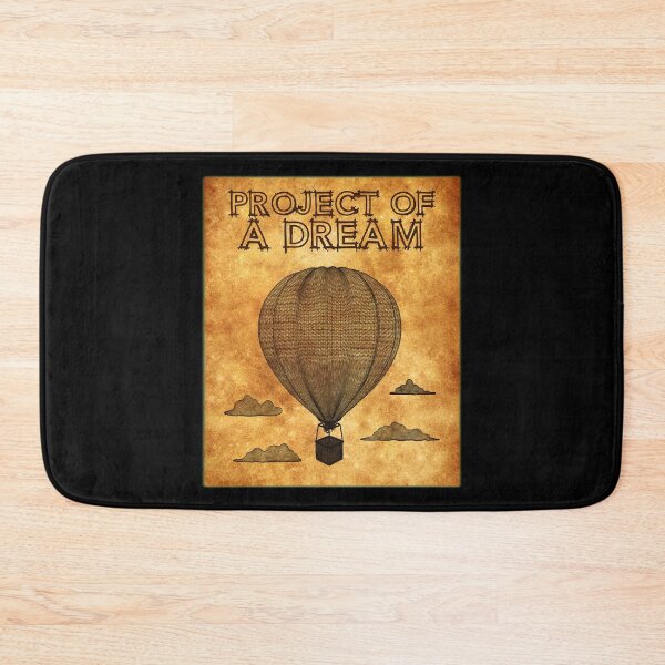 Item preview, Project of a dream, hot air balloon blueprint vintage designed and sold by ideasfinder.