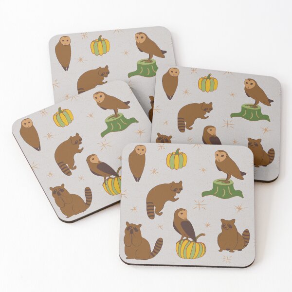 Item preview, Autumn Nocturnal Critters - Brown designed and sold by JPuckett-Design.