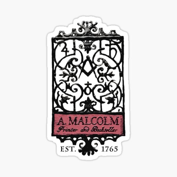 A. Malcolm Outlander de color Pegatina