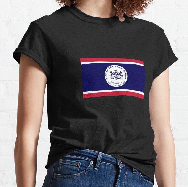 Flag of Erie, Pennsylvania Classic T-Shirt