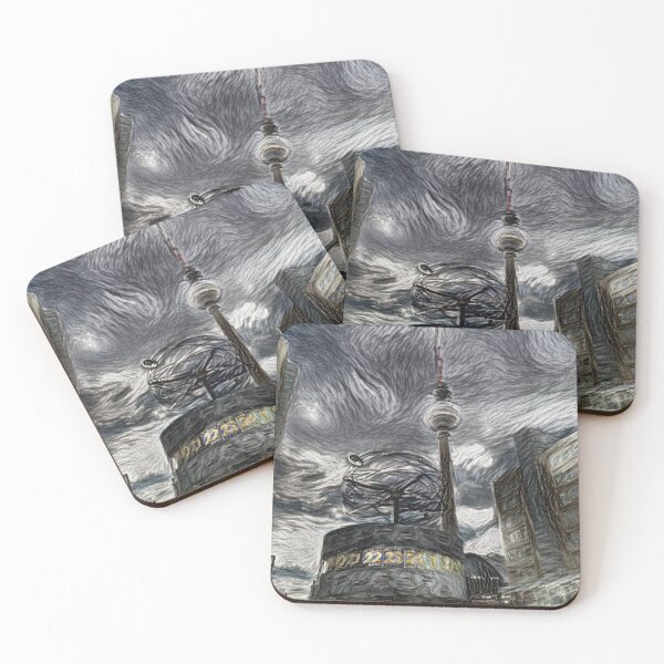 Item preview, Fernsehturm Berlin van Gogh Style designed and sold by fwten.