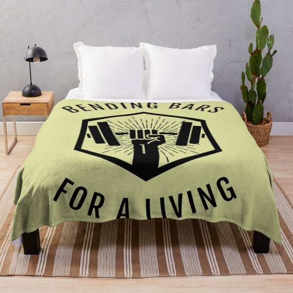 Item preview, BENDING BARS FOR A LIVING FITNESS FUNNY QUOTE designed and sold by gaCh438.