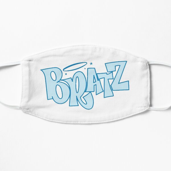 Download Blue Bratz Logo Face Masks Redbubble PSD Mockup Templates