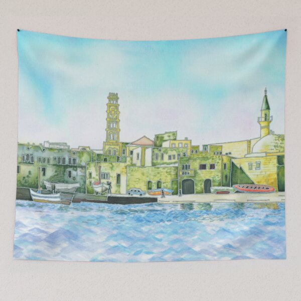 Item preview, Jaffa port Israel designed and sold by Melvyn Kahan.