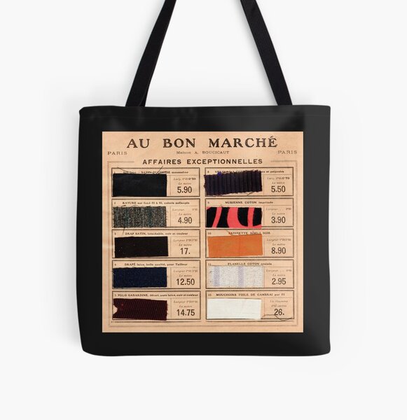 Tote Bag Bon Marché - Jaune