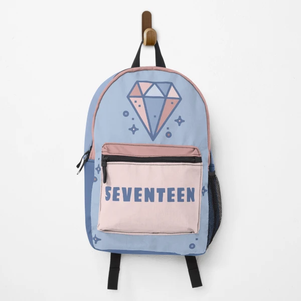 seventeen CARATバック SEVENTEEN Carat Kpop Diamond Logo Pink Blue Cool