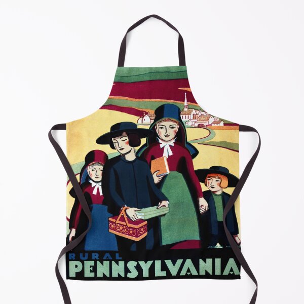 Item preview, RURAL PENNSYLVANIA WPA Federal Art Project Vintage American Travel designed and sold by retroposters.