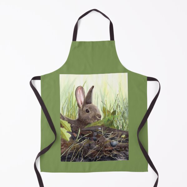 Item preview, Rabbit in coloured pencil and watercolour designed and sold by Kathryn Green.