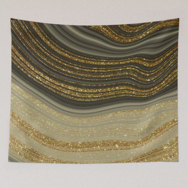 Item preview, Gold Marble Agate designed and sold by WisdomInspired.