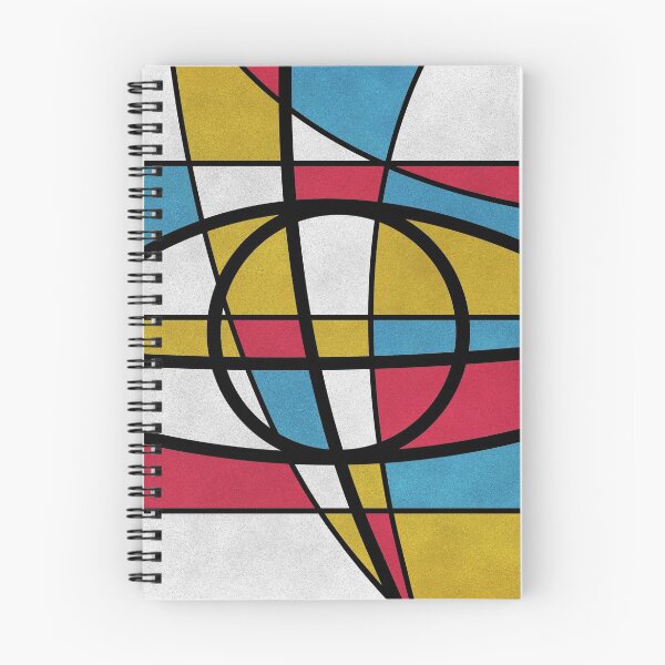 Aperçu de l'œuvre Mondrian Eye Art Housse de couette créée et vendue par Designbravo.