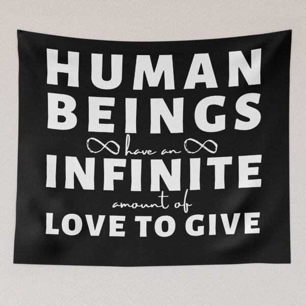 Item preview, Human Beings Have An Infinite Amount Of Love To Give | Throuple | Polyamory designed and sold by throuplescorner.