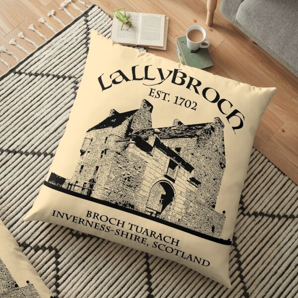 Lallybroch Outlander Floor Pillow