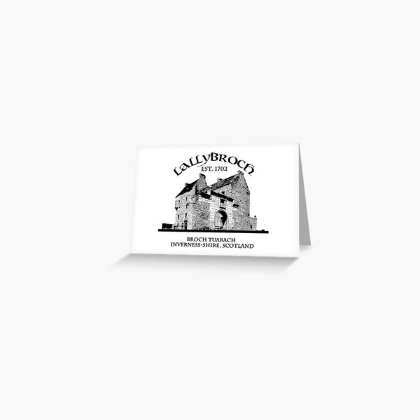Lallybroch Outlander Carte de vœux