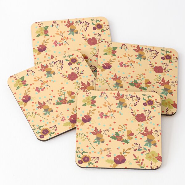 Item preview, Fall floral leaves pattern  designed and sold by Aiolin.