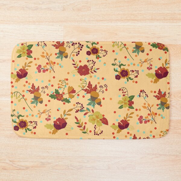 Item preview, Fall floral leaves pattern  designed and sold by Aiolin.