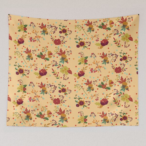 Item preview, Fall floral leaves pattern  designed and sold by Aiolin.