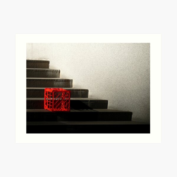 A touch of red Art Print