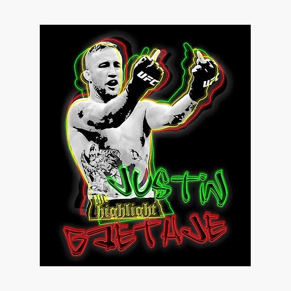 Justin Gaethje The Highlight Photographic Print